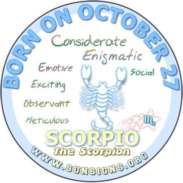 Unveiling the Mysteries of the 27 October Zodiac