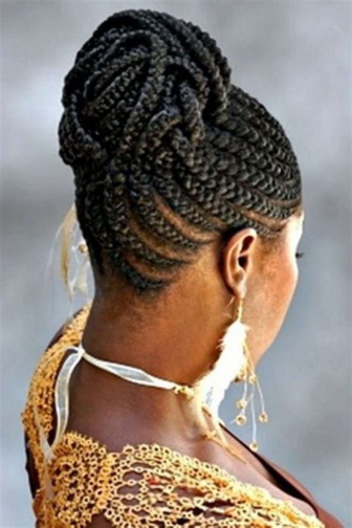 Elevate Your Style with a Stunning Cornrow Braid Updo