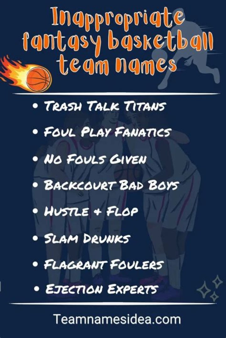 Unleashing Creativity: The World of Inappropriate Fantasy Basketball Team Names