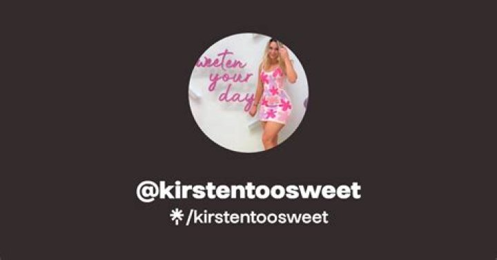 Kirstentoosweet: The Unveiling of Leaks in the Social Media Realm