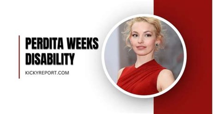 Understanding Perdita Weeks Disability: The Journey of a Talented Actress