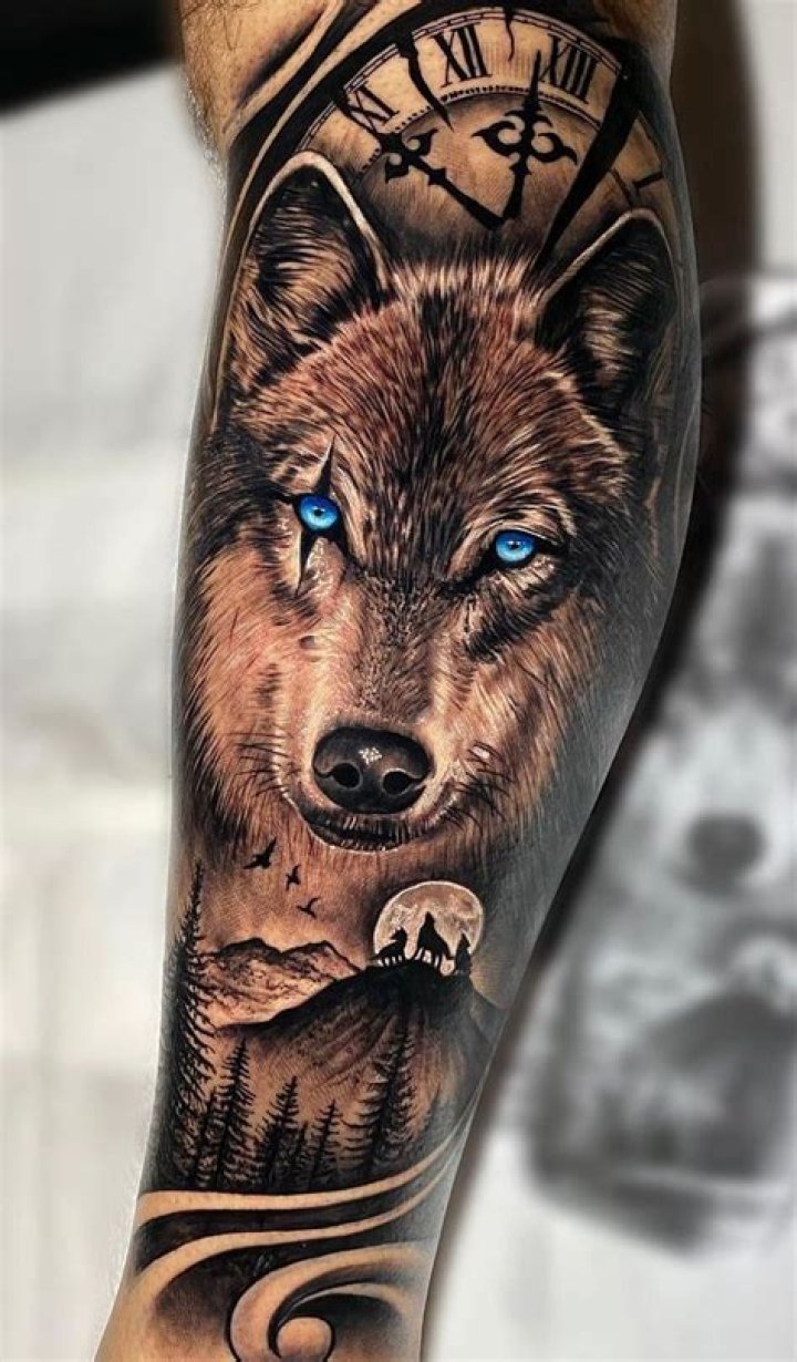 Fierce and Wild: Unique Wolf Tattoo Ideas for Men
